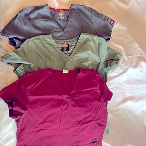 Bundle, women’s extra large Dickies scrub tops